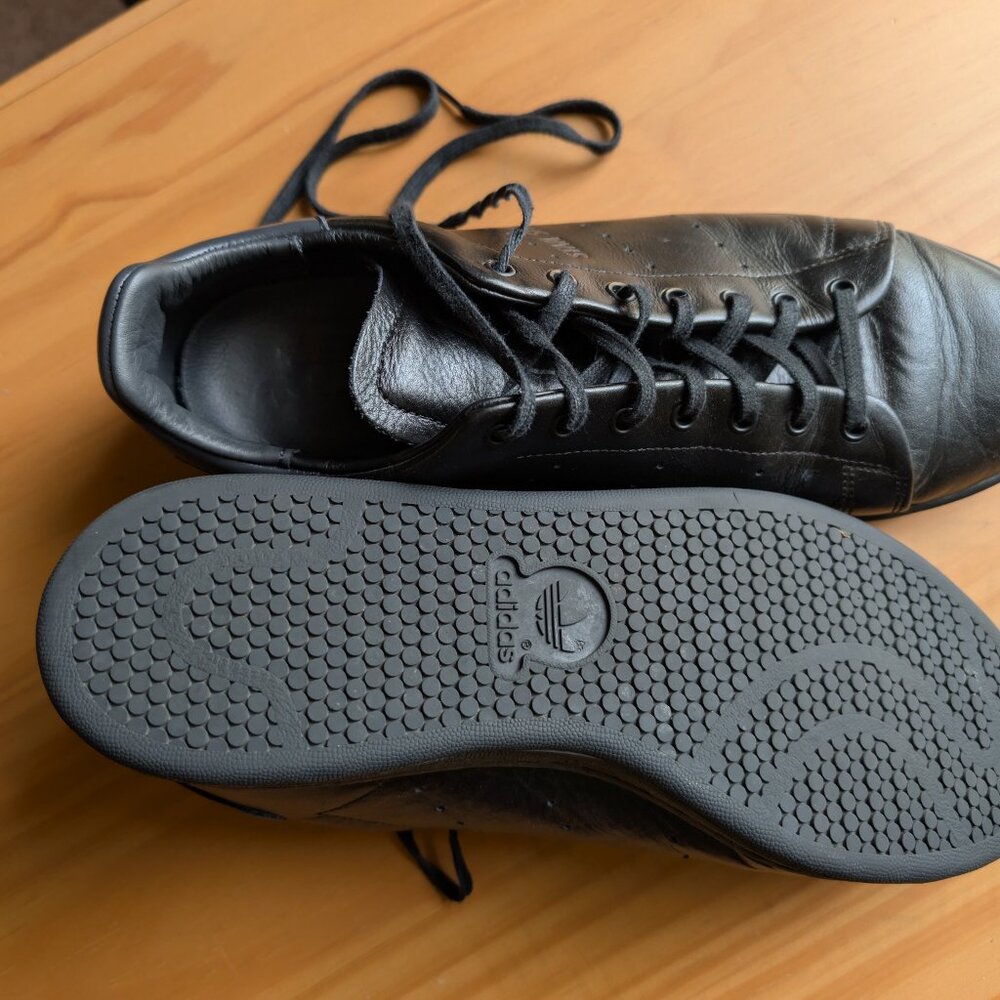 Adidas Stan Smith Lux Premium Leather Sneakers - Men's 10.5 - Picture 4 of 5